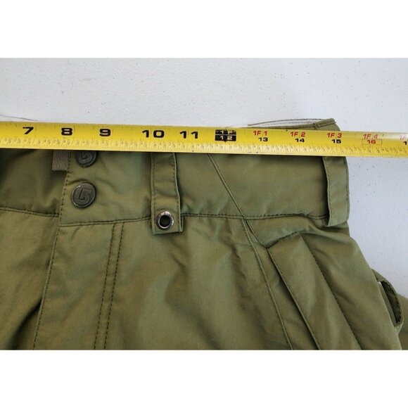 Burton Snow Pants Womens XS Green Cargo Winter Snowboarding Ski Outdoor Snowplay - Picture 6 of 14
